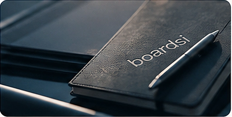 boardsi notebook and pen
