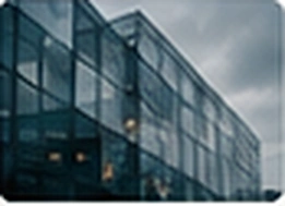 Modern private company exterior