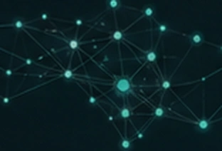 Connected intelligence network graphic